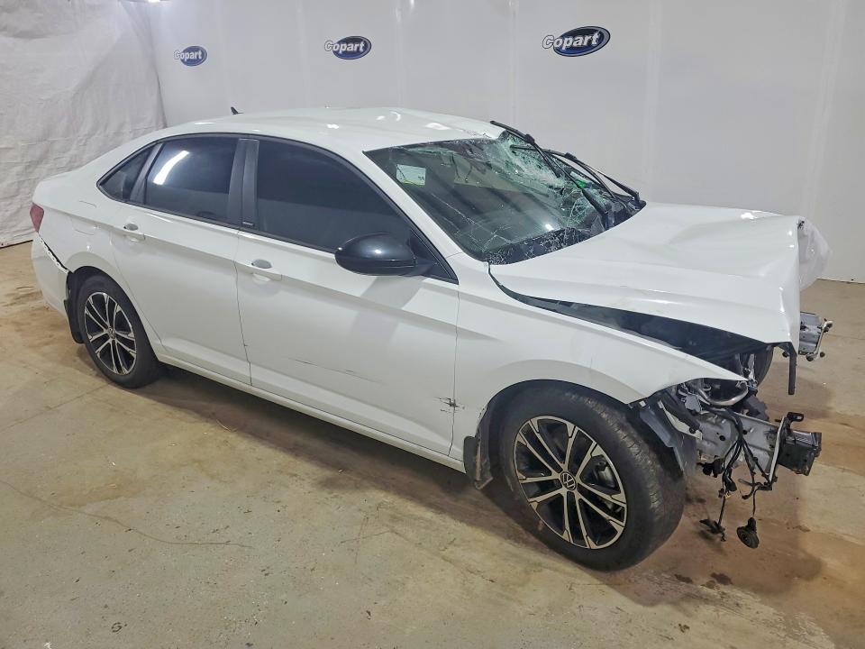 2025 Volkswagen Jetta VIN 3VWBX7BU3SM079299 COPART salvage auction — FRONT END, Tx - Certificate Of Title, sold $725 on 2026-07-30 (photo 4)