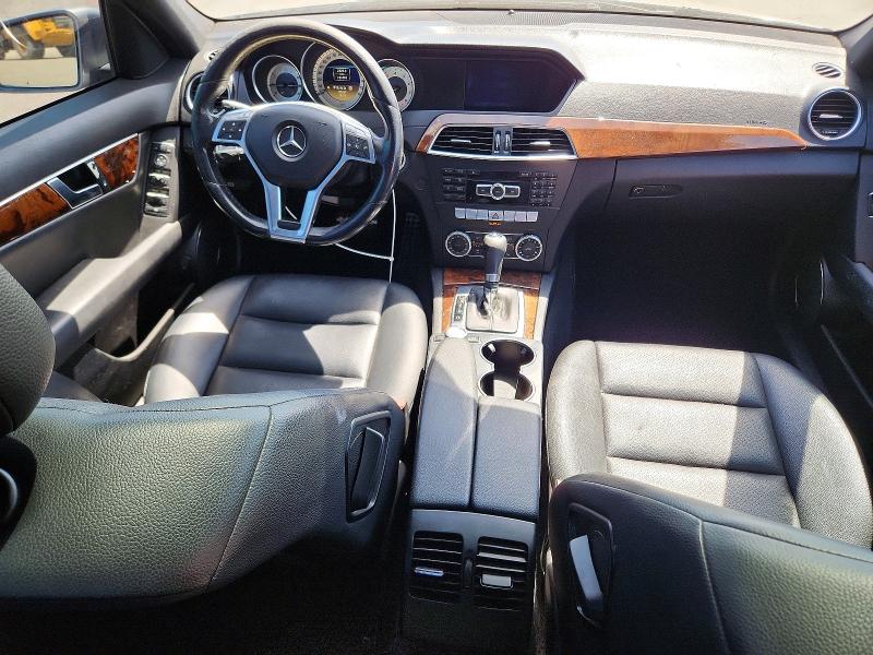 2012 Mercedes-benz C-klasse VIN WDDGF4HB3CR202475 COPART salvage auction — REAR END, CA - SALVAGE CERTIFICATE, sold $175 on 2026-08-04 (photo 8)