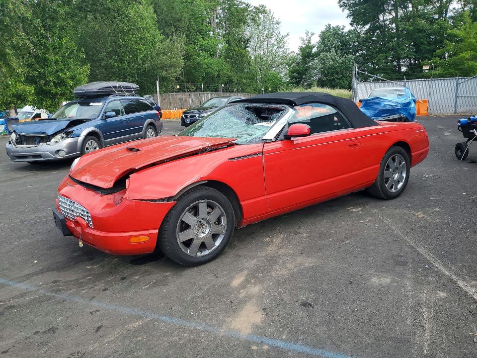 2002 Ford Thunderbird VIN 1FAHP60A12Y115789 COPART salvage auction — FRONT END, Or - Salvage Title Certificate, sold $1,900 on 2026-07-22 (photo 1)