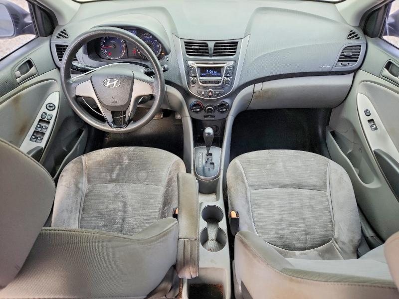 2016 Hyundai Accent VIN KMHCT4AE0GU089394 COPART salvage auction — REAR END, TX - SALVAGE VEHICLE TITLE (P), sold $1,850 on 2026-07-02 (photo 8)