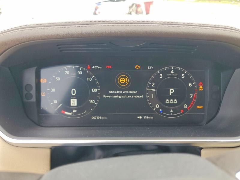2019 Land rover RANGE ROVER VIN SALGS2SV4KA566729 COPART salvage auction — SIDE, La - Cert Of Title-Salvage, sold $1,000 on 2026-07-28 (photo 9)