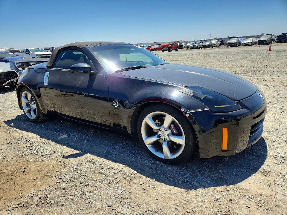 2006 Nissan 350z VIN JN1AZ36A76M480635 COPART salvage auction — FRONT END, Ca - Dis/Dlr/Exp Only Clean Title, sold $1,550 on 2026-07-24 (photo 4)
