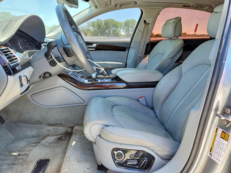 2012 Audi A8 VIN WAURVAFD7CN008965 COPART salvage auction — FRONT END, Oh - Certificate Of Title, sold $2,500 on 2026-07-31 (photo 7)