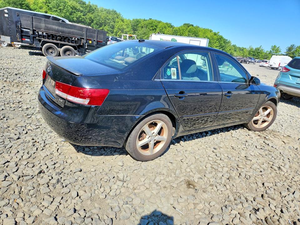2008 Hyundai Sonata VIN 5NPEU46F08H353771 COPART salvage auction — REAR END, Nj - Cert Of Title-Salvage, sold $400 on 2026-07-13 (photo 3)