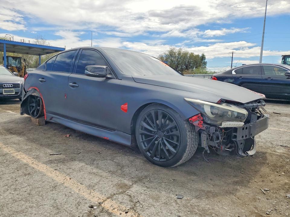 2014 Infiniti Q50 VIN JN1BV7AP9EM674097 COPART salvage auction — REAR END, Salvage Title, sold $200 on 2026-07-28 (photo 4)