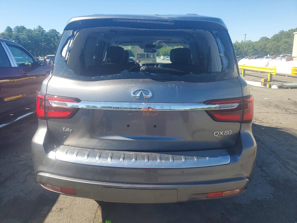 2018 Infiniti Qx80 VIN JN8AZ2NEXJ9191213 COPART salvage auction — REAR END, RI - SALVAGE CERTIFICATE OF TITLE, sold $9,500 on 2026-07-30 (photo 6)