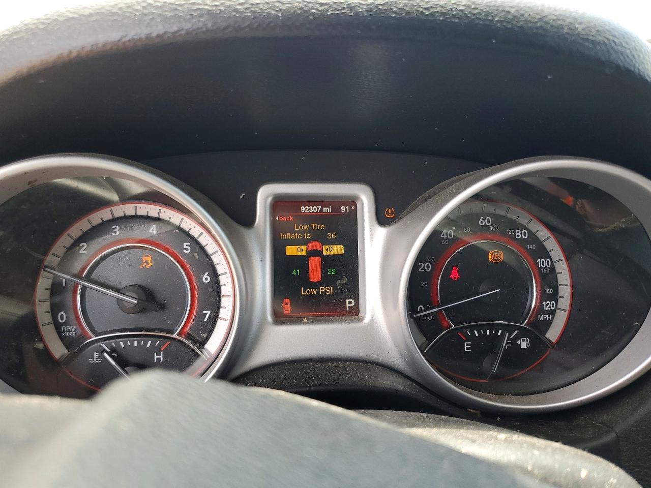 2016 Dodge Journey VIN 3C4PDCAB4GT132454 COPART salvage auction — Side, TX - SALVAGE VEHICLE TITLE, sold $1,200 on 2026-07-09 (photo 9)
