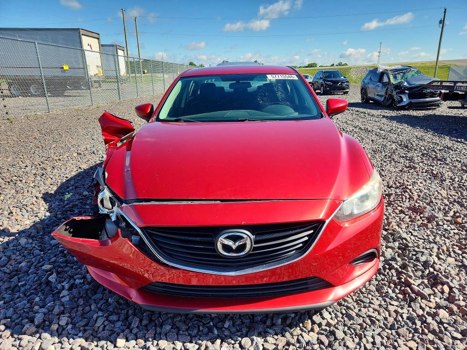 2014 Mazda 6 VIN JM1GJ1U6XE1123063 COPART salvage auction — FRONT END, In - Cert Of Title-Salvage Title, sold $1,375 on 2026-07-25 (photo 5)