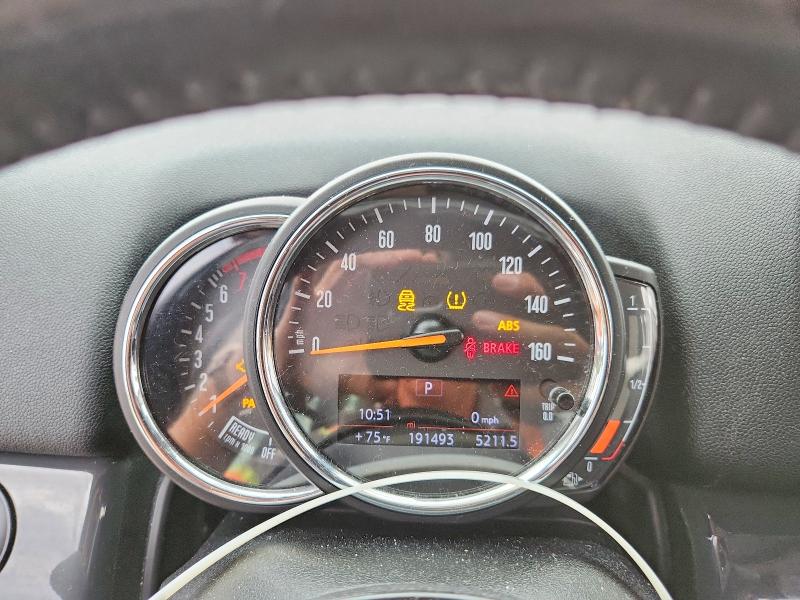 2019 Mini VIN WMZYS7C5XK3F45608 COPART salvage auction — FRONT END, Ar - Cert Of Title-Salvage, sold $725 on 2026-08-03 (photo 9)