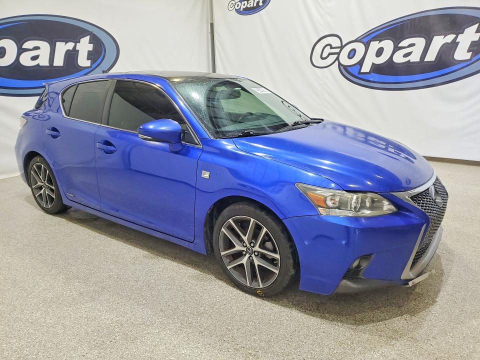 2015 Lexus Ct 200 VIN JTHKD5BH6F2225211 COPART salvage auction — MINOR DENT/SCRATCHES, CA - CERTIFICATE OF TITLE, sold $2,350 on 2026-07-23 (photo 4)