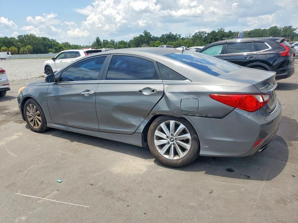 2014 Hyundai Sonata VIN 5NPEC4AB7EH869158 COPART salvage auction — SIDE, Fl - Cert Of Title Slvg Rebuildable, sold $625 on 2026-07-13 (photo 2)
