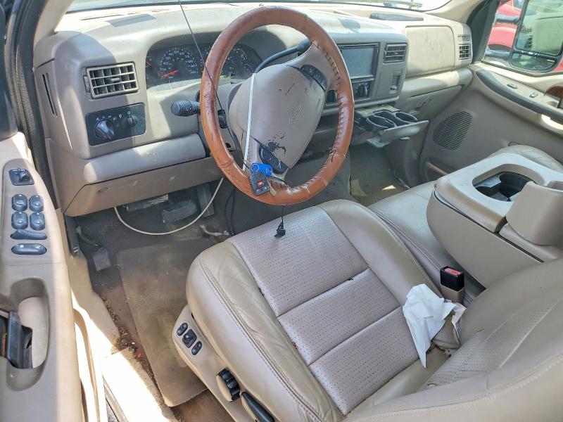2002 Ford F-250 super duty VIN 1FTNW21L72EB45051 COPART salvage auction — MECHANICAL, Ar - Certificate Of Title, sold $1,200 on 2026-07-04 (photo 8)