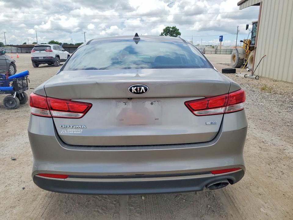 2016 Kia Optima VIN 5XXGT4L16GG087302 COPART salvage auction — MECHANICAL, Tx - Certificate Of Title, sold $995 on 2026-07-09 (photo 6)