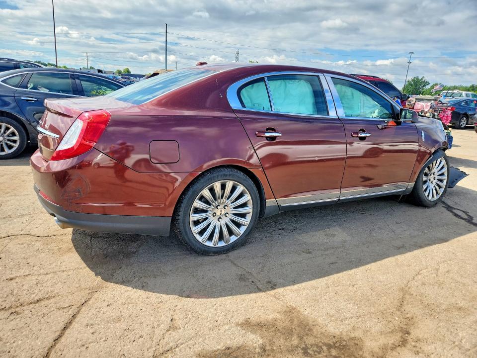2015 Lincoln Mks VIN 1LNHL9EK3FG604968 COPART salvage auction — FRONT END, MI - CERTIFICATE OF TITLE, sold $600 on 2026-07-02 (photo 3)