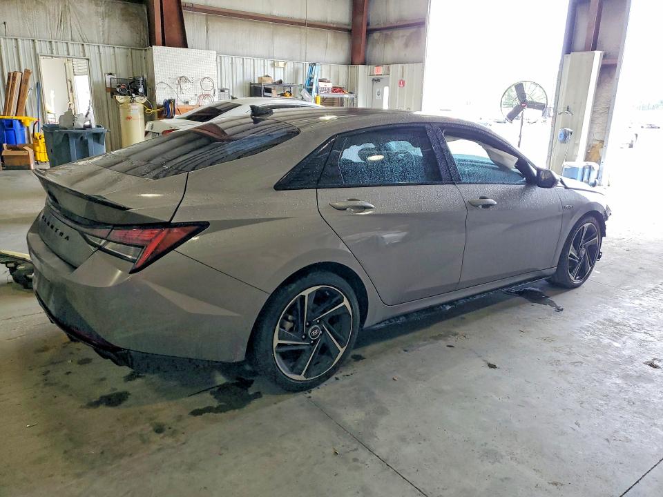 2021 Hyundai Elantra VIN KMHLR4AF6MU106329 COPART salvage auction — FRONT END, Ga - Cert Of Title-Salvage, sold $250 on 2026-07-30 (photo 3)
