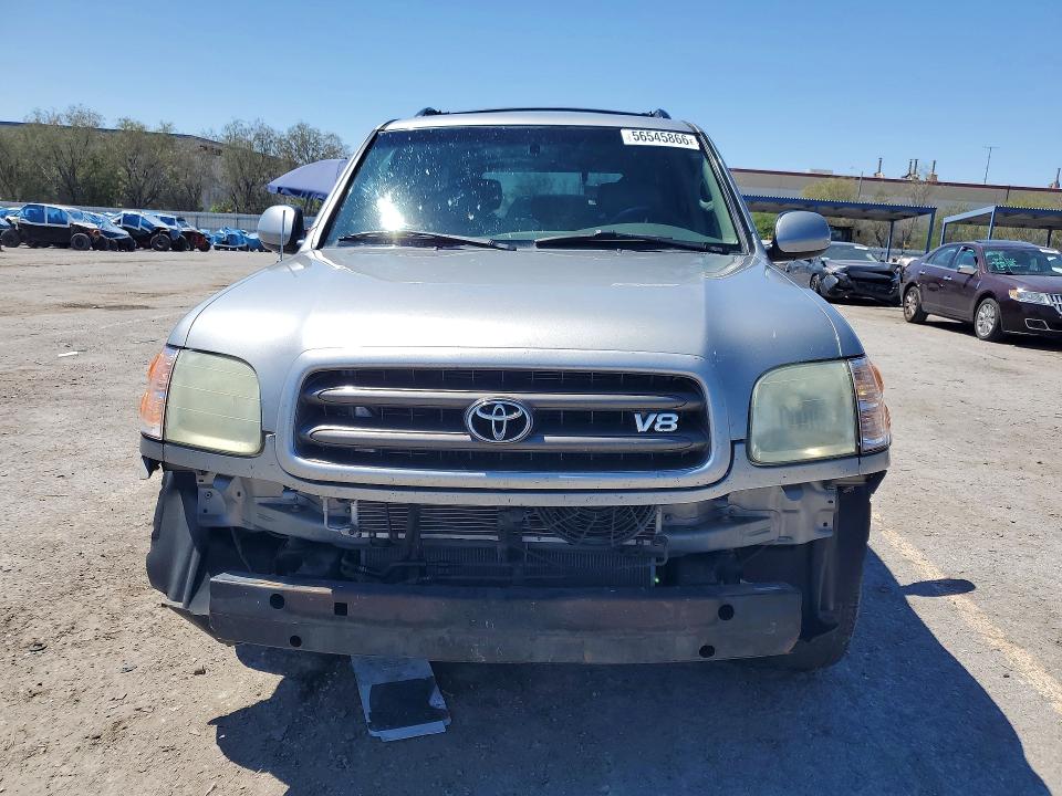 2002 Toyota Sequoia VIN 5TDZT34A52S118323 COPART salvage auction — FRONT END, Id - Salvage Certificate Of Title, sold $1,050 on 2026-07-28 (photo 5)