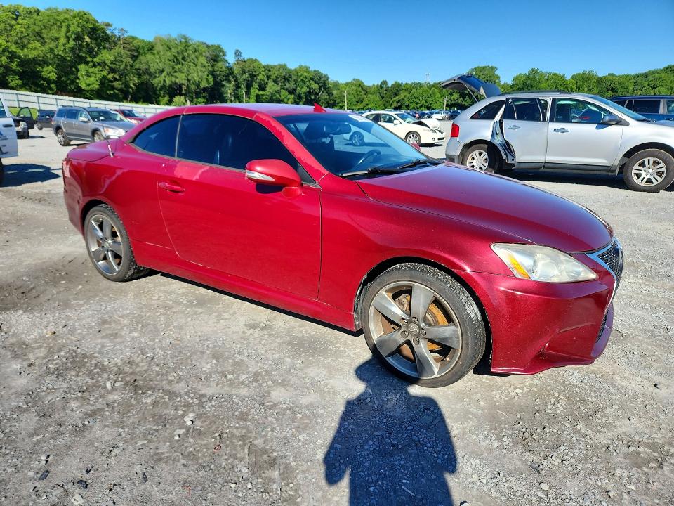 2011 Lexus Is VIN JTHFF2C28B2520177 COPART salvage auction — FRONT END, Nc - Salvage Certificate Of Title, sold $550 on 2026-07-29 (photo 4)