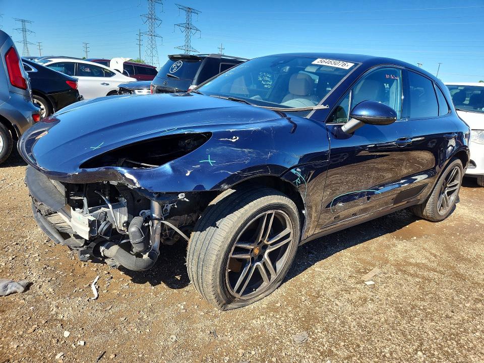 2019 Porsche Macan VIN WP1AA2A54KLB01923 COPART salvage auction — FRONT END, Il - Salvage Certificate, sold $12,900 on 2026-07-14 (photo 1)
