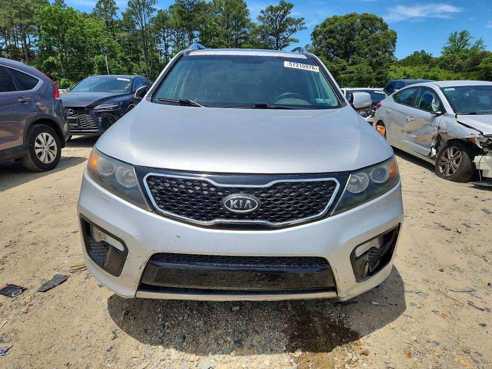 2012 Kia Sorento VIN 5XYKWDA24CG267249 COPART salvage auction — FRONT END, Mt - Certificate Of Title, sold $600 on 2026-07-28 (photo 5)