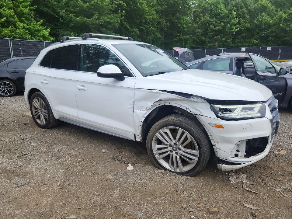 2018 Audi Q5 VIN WA1BNAFY0J2172588 COPART salvage auction — FRONT END, Md - Cert Of Salvage > 75% Damage, sold $9,300 on 2026-07-24 (photo 4)