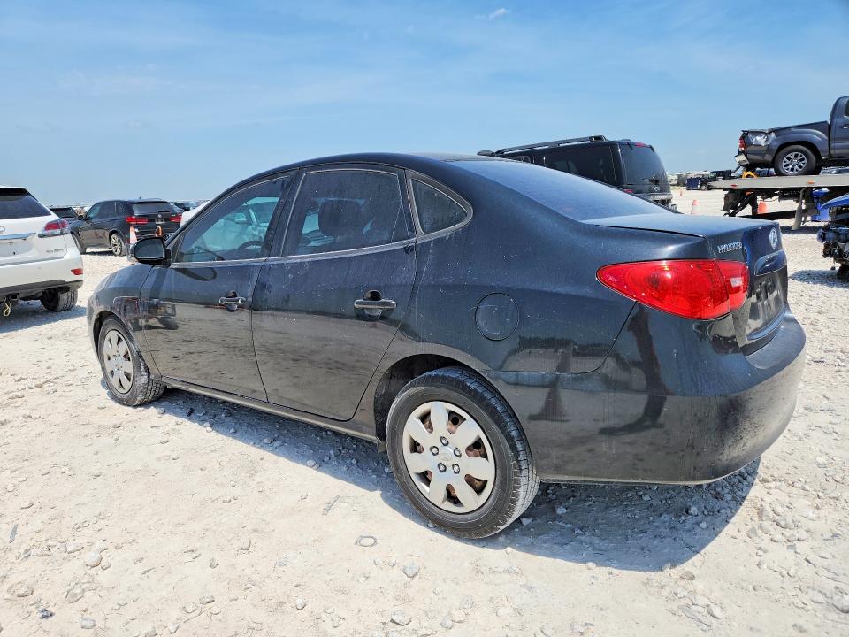 2009 Hyundai Elantra VIN KMHDU46D69U615077 COPART salvage auction — FRONT END, TX - SALVAGE VEHICLE TITLE, sold $325 on 2026-07-23 (photo 2)