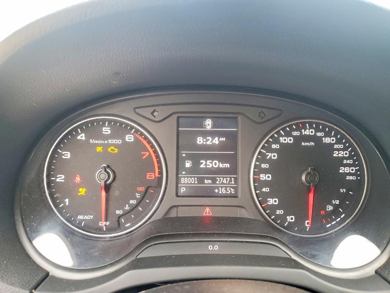 2020 Audi A3 VIN WAUJEGFF2LA046760 COPART salvage auction — FRONT END, On - Permit Salvage, sold $3,200 on 2026-07-16 (photo 9)
