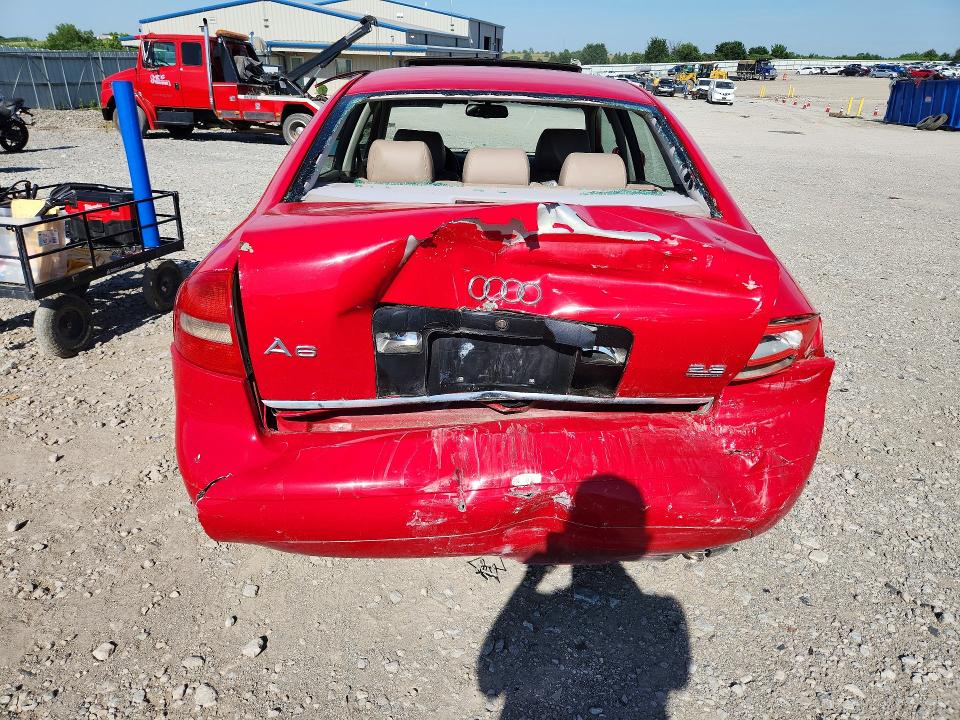 1999 Audi A6 VIN WAUBA24B5XN121002 COPART salvage auction — REAR END, Il - Salvage Certificate, sold $200 on 2026-07-16 (photo 6)