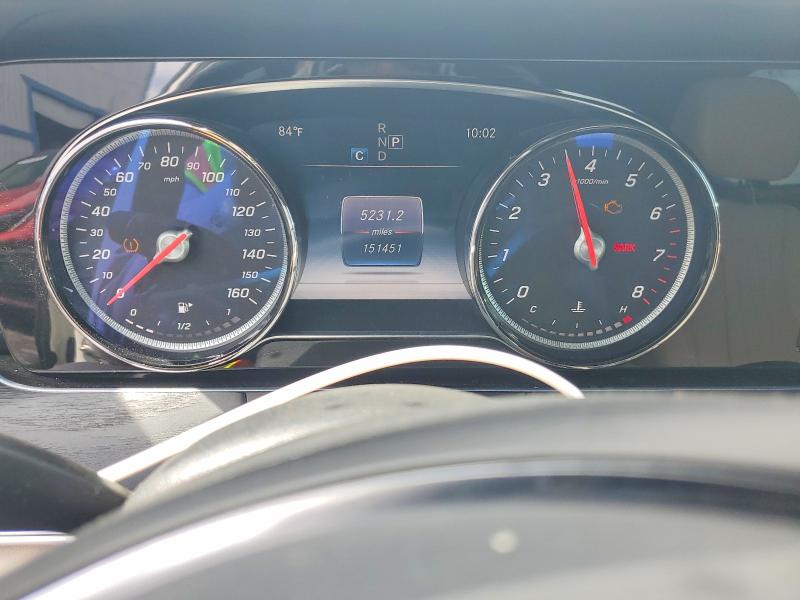 2017 Mercedes-benz E-class VIN WDDZF4KB8HA108535 COPART salvage auction — MINOR DENT/SCRATCHES, GA - CERTIFICATE OF TITLE, sold $5,100 on 2026-07-16 (photo 9)