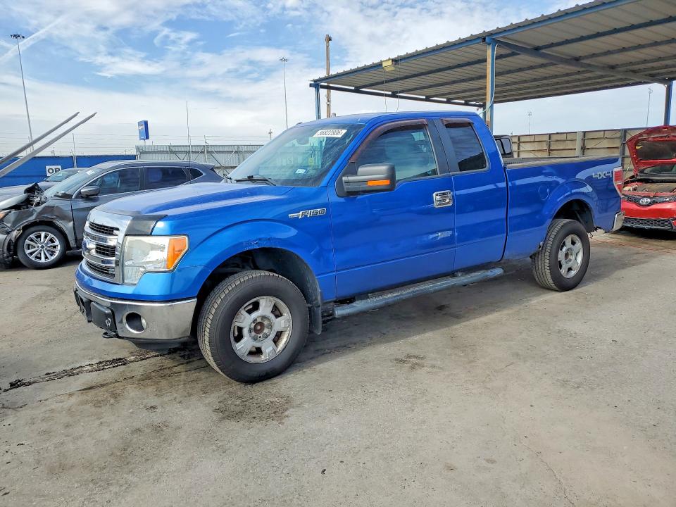 2014 Ford F-150 lightning VIN 1FTEX1EM9EFA39497 COPART salvage auction — REAR END, Tx - Certificate Of Title, sold $2,350 on 2026-07-31 (photo 1)