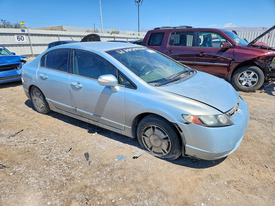 2006 Honda Civic hybrid VIN JHMFA36206S024201 COPART salvage auction — REAR END, NV - SALVAGE TITLE, sold $125 on 2026-07-16 (photo 4)