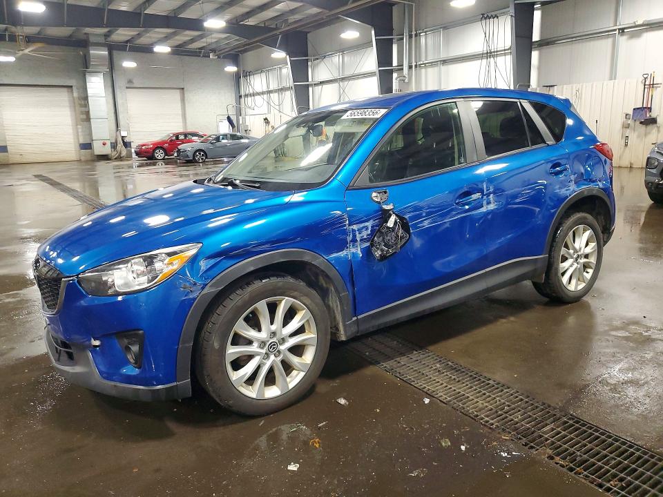 2014 Mazda Cx-5 VIN JM3KE4DY0E0302405 COPART salvage auction — SIDE, Mn - Cert Of Title-Salvage, sold $2,300 on 2026-07-14 (photo 1)