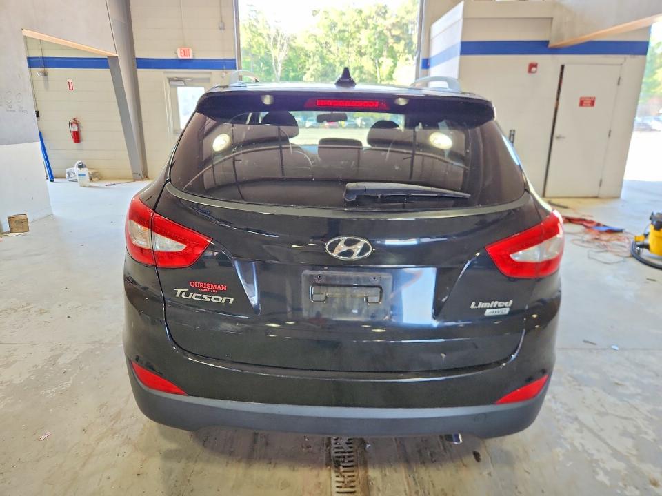 2014 Hyundai Tucson VIN KM8JUCAG5EU863636 COPART salvage auction — FRONT END, Va - Certificate Of Title, sold $1,850 on 2026-07-02 (photo 6)