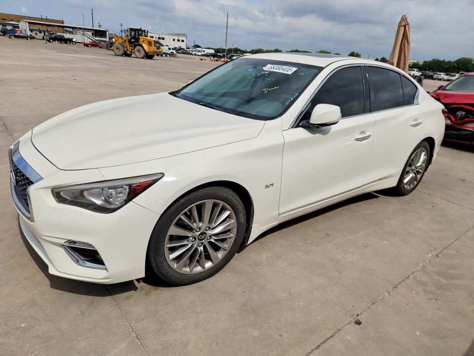2018 Infiniti VIN JN1EV7AP7JM350590 COPART salvage auction — NORMAL WEAR, Tx - Certificate Of Title (P), sold $2,850 on 2026-07-27 (photo 1)