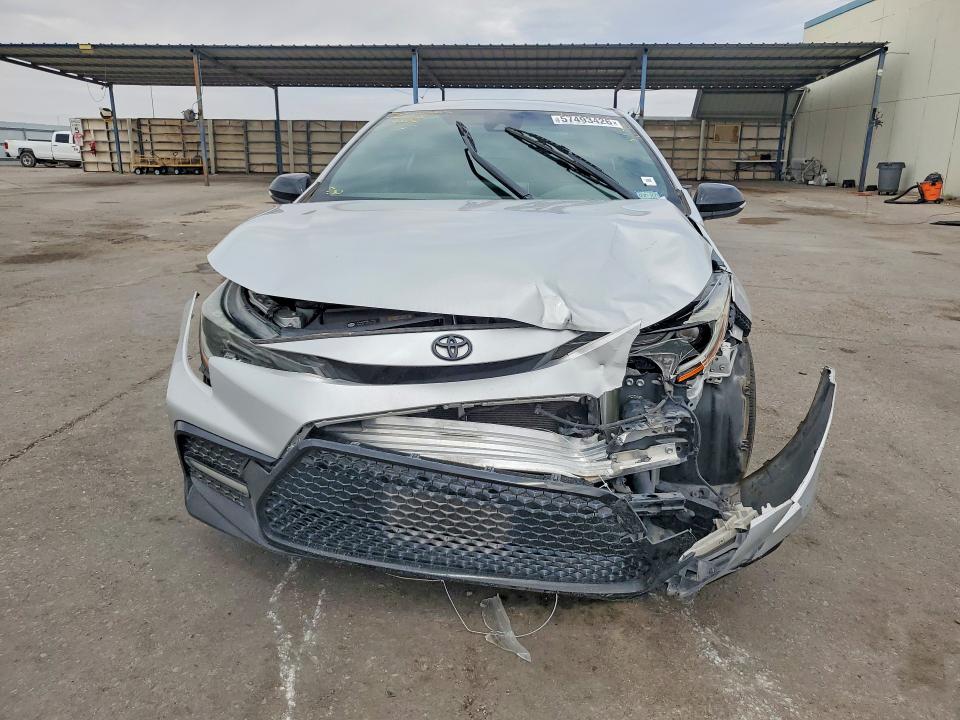 2021 Toyota Corolla VIN 5YFS4MCE4MP077770 COPART salvage auction — FRONT END, Tx - Salvage Vehicle Title, sold $5,000 on 2026-07-31 (photo 5)
