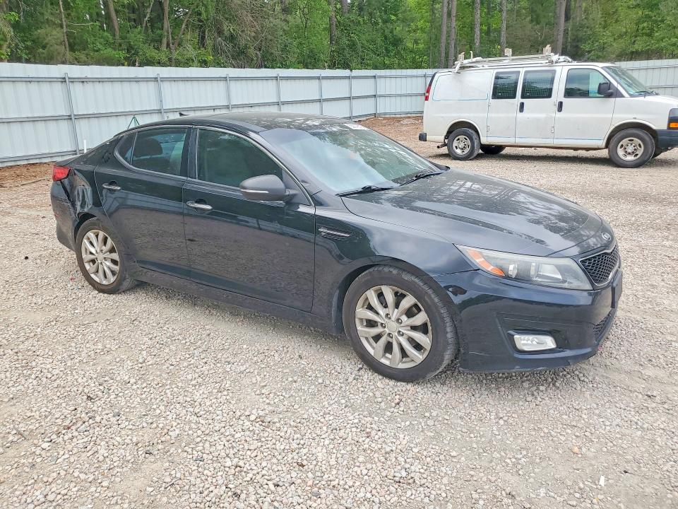 2014 Kia Optima VIN 5XXGN4A75EG345646 COPART salvage auction — REAR END, Nc - Salvage Certificate Of Title, sold $750 on 2026-07-24 (photo 4)