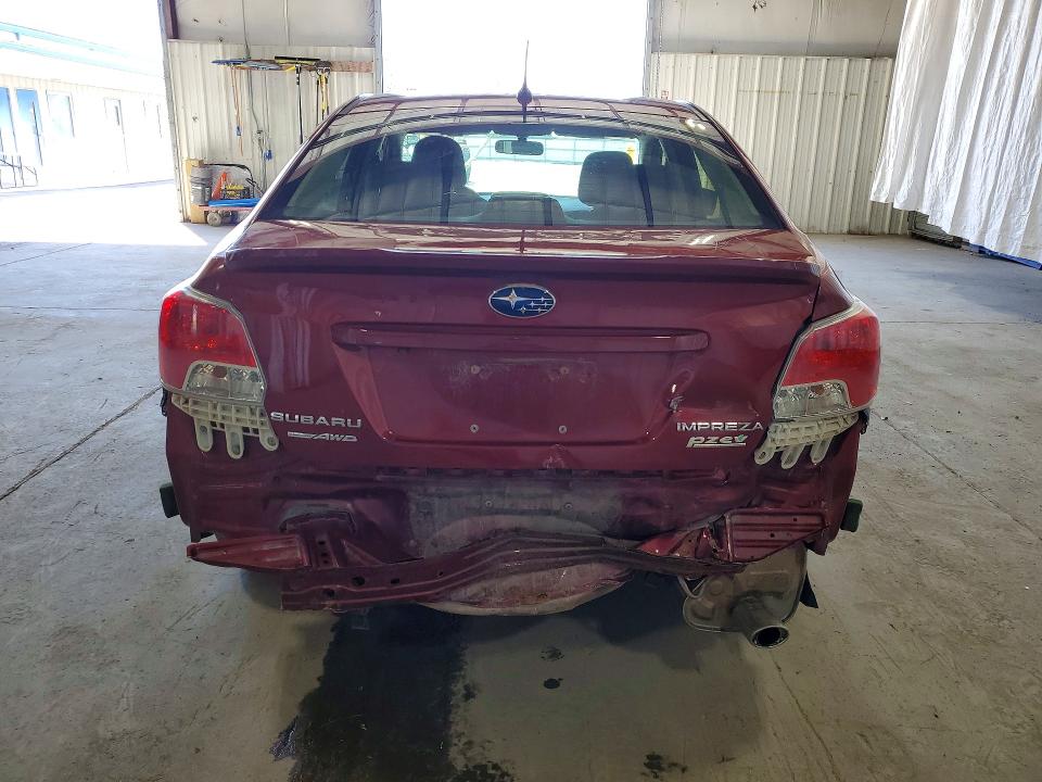 2015 Subaru Impreza VIN JF1GJAK67FH016831 COPART salvage auction — REAR END, Ny - Mv-907A Salvage Certificate, sold $450 on 2026-07-08 (photo 6)