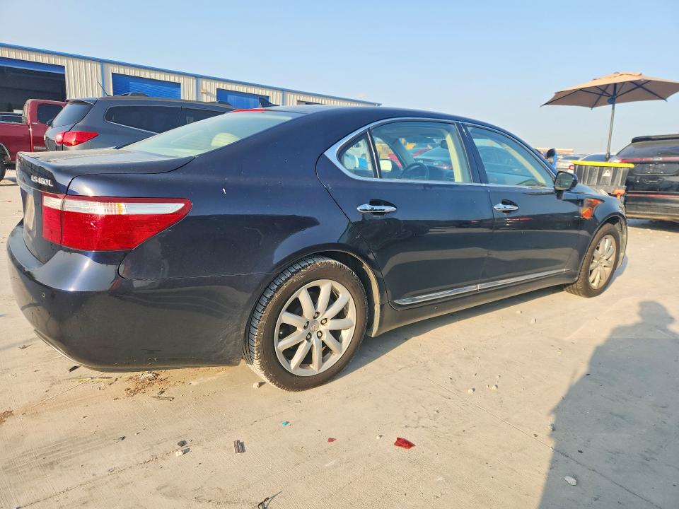 2007 Lexus Ls 460 VIN JTHGL46F975015360 COPART salvage auction — MECHANICAL, Tx - Certificate Of Title, sold $1,100 on 2026-07-31 (photo 3)