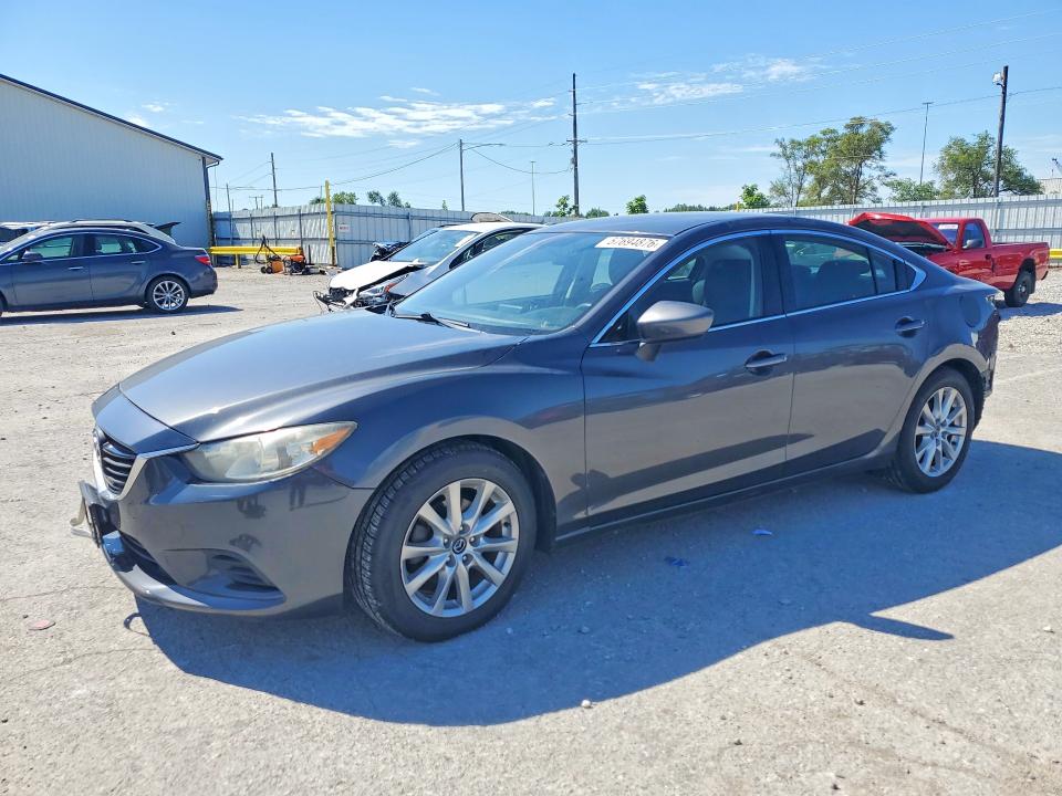 2016 Mazda VIN JM1GJ1U51G1421222 COPART salvage auction — REAR END, Ia - Cert Of Title-Salvage Title, sold $1,300 on 2026-07-31 (photo 1)