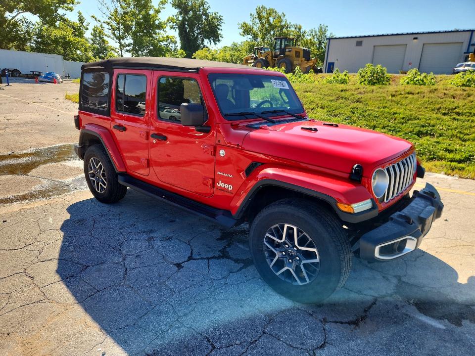 2024 Jeep Wrangler / VIN 1C4PJXEN0RW132730 COPART salvage auction — NORMAL WEAR, MO - CERTIFICATE OF TITLE, sold $23,000 on 2026-07-09 (photo 4)