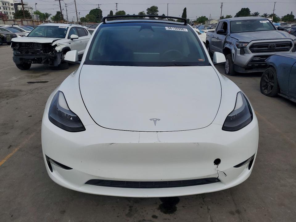 2023 Tesla Model y VIN 7SAYGAEE1PF881184 COPART salvage auction — REAR END, Ca - Salvage Certificate, sold $14,400 on 2026-07-29 (photo 5)