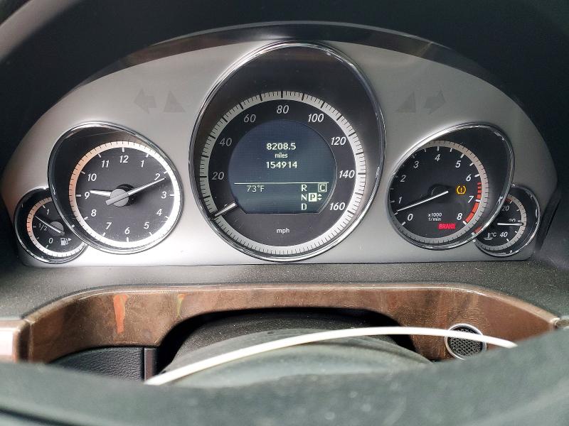 2010 Mercedes-benz E-class VIN WDDHF5GB2AA212759 COPART salvage auction — MINOR DENT/SCRATCHES, Ca - Salvage Certificate, sold $1,450 on 2026-07-02 (photo 9)