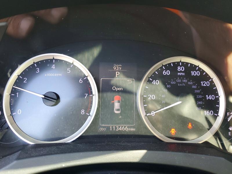 2015 Lexus Is VIN JTHBF1D27F5053779 COPART salvage auction — FRONT END, Ca - Salvage Certificate, sold $3,550 on 2026-07-30 (photo 9)