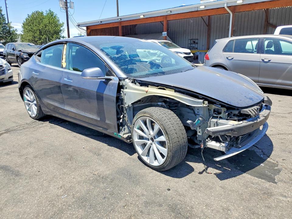 2020 Tesla Model 3 VIN 5YJ3E1EB7LF620137 COPART salvage auction — FRONT END, Co - Public - Salvage Title, sold $6,200 on 2026-08-27 (photo 4)