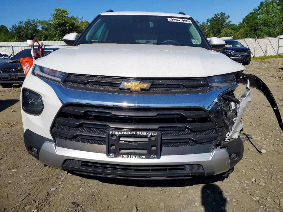 2022 Chevrolet Trailblazer VIN KL79MRSL4NB046303 COPART salvage auction — FRONT END, Nj - Cert Of Title-Salvage, sold $4,850 on 2026-07-15 (photo 5)