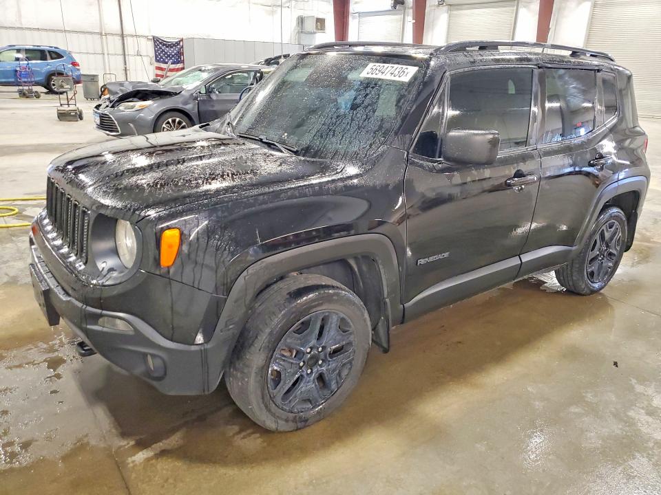 2018 Jeep Renegade VIN ZACCJBAB5JPH38135 COPART salvage auction — HAIL, Id - Salvage Certificate Of Title, sold $1,450 on 2026-07-20 (photo 1)