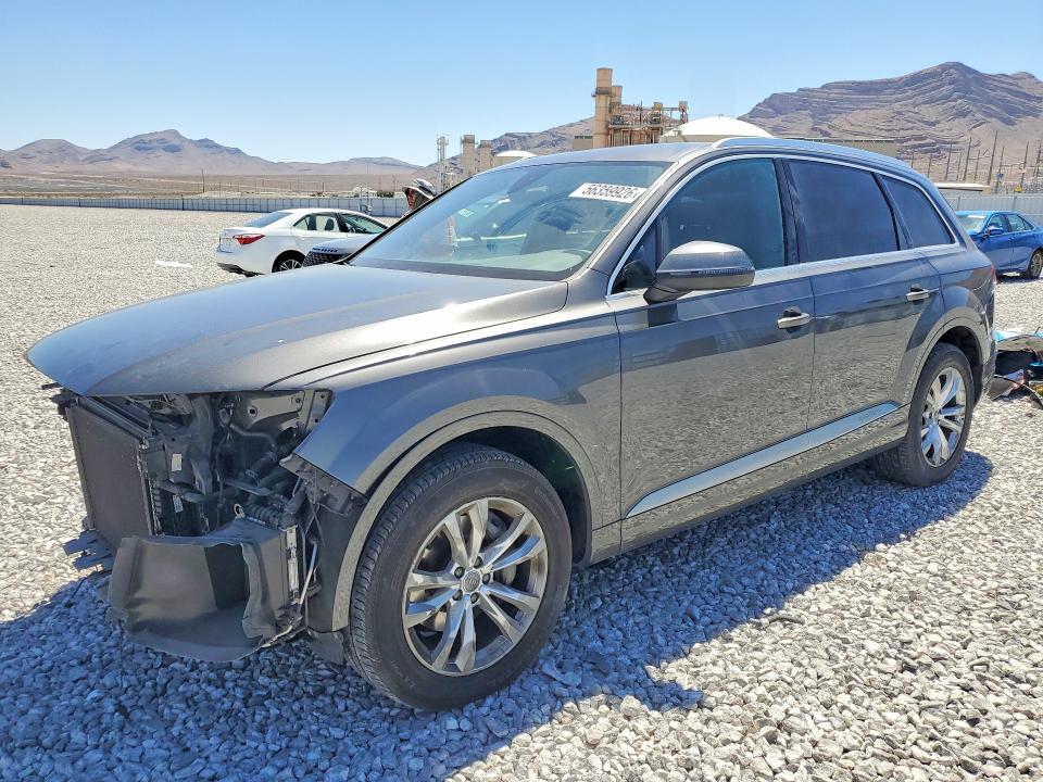 2019 Audi Q7 VIN WA1AAAF7XKD008012 COPART salvage auction — FRONT END, Nv - Salvage Title, sold $6,300 on 2026-07-13 (photo 1)
