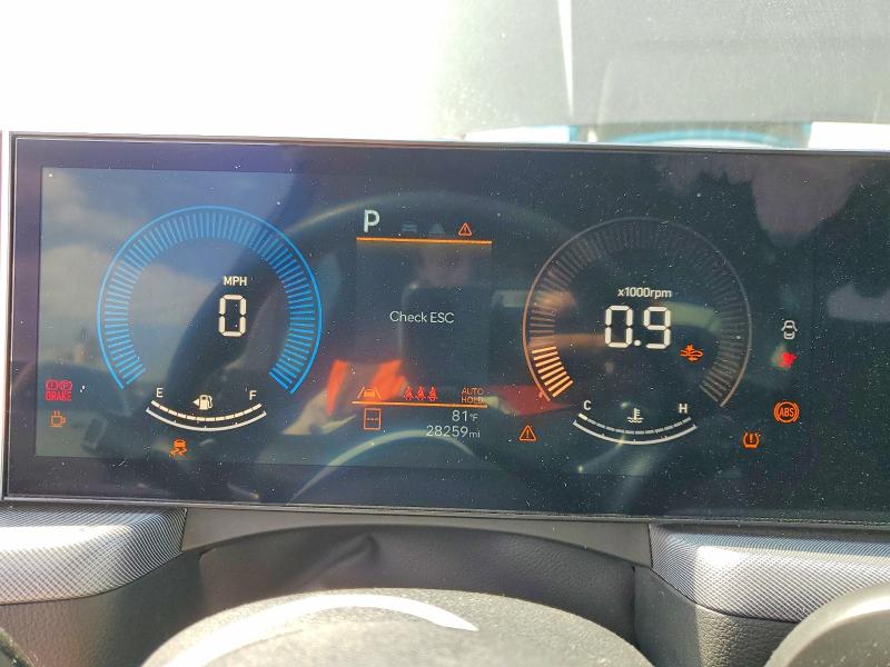 2025 Hyundai Sonata VIN KMHL64JA2SA478309 COPART salvage auction — FRONT END, Ca - Salvage Certificate, sold $7,500 on 2026-07-08 (photo 9)