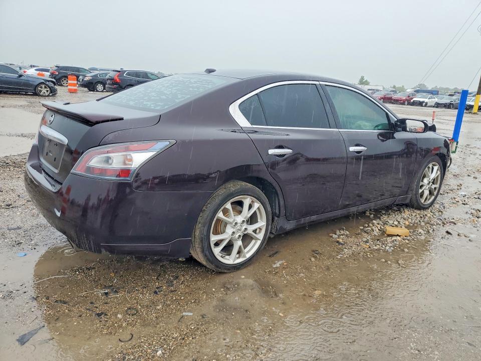 2013 Nissan Maxima VIN 1N4AA5AP1DC810452 COPART salvage auction — FRONT END, Tx - Salvage Vehicle Title, sold $350 on 2026-07-02 (photo 3)