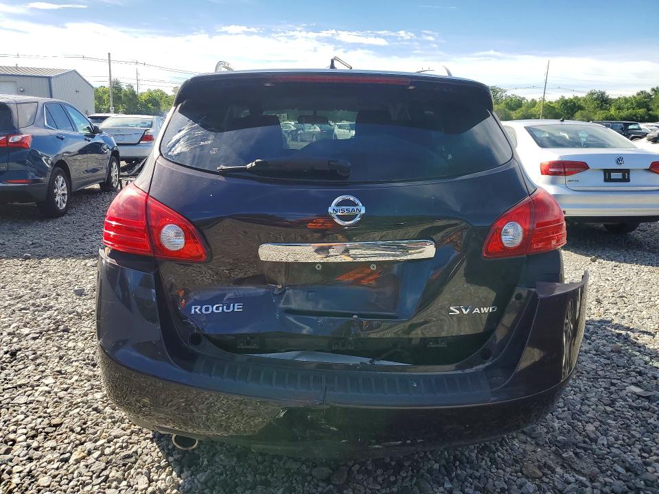 2012 Nissan Rogue VIN JN8AS5MV0CW383817 COPART salvage auction — REAR END, Ma - Cert Of Title-Reconstrctd Coll, sold $400 on 2026-07-09 (photo 6)