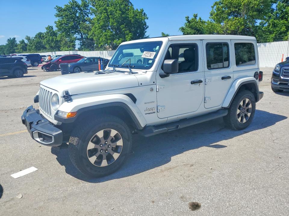 2021 Jeep Wrangler unlimited VIN 1C4HJXEN4MW601573 COPART salvage auction — SIDE, MO - CERTIFICATE OF TITLE, sold $17,100 on 2026-07-16 (photo 1)